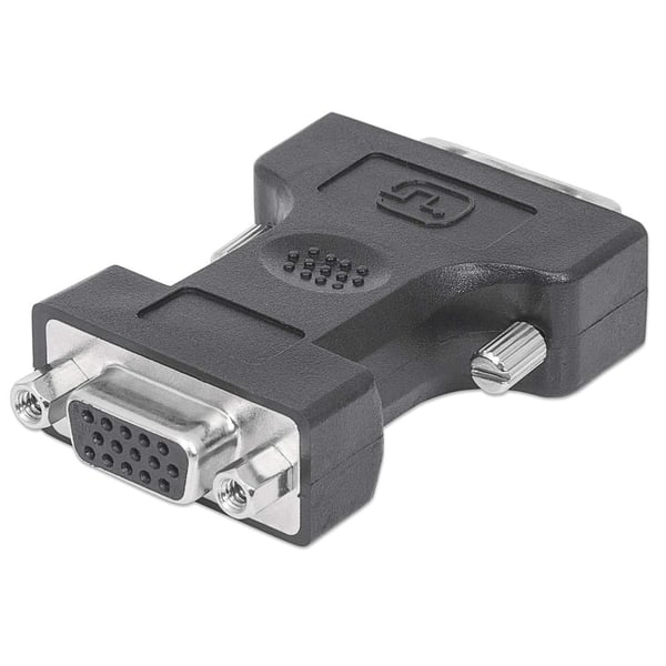 Manhattan 328883 kabel kønsskifter DVI-I VGA Sort