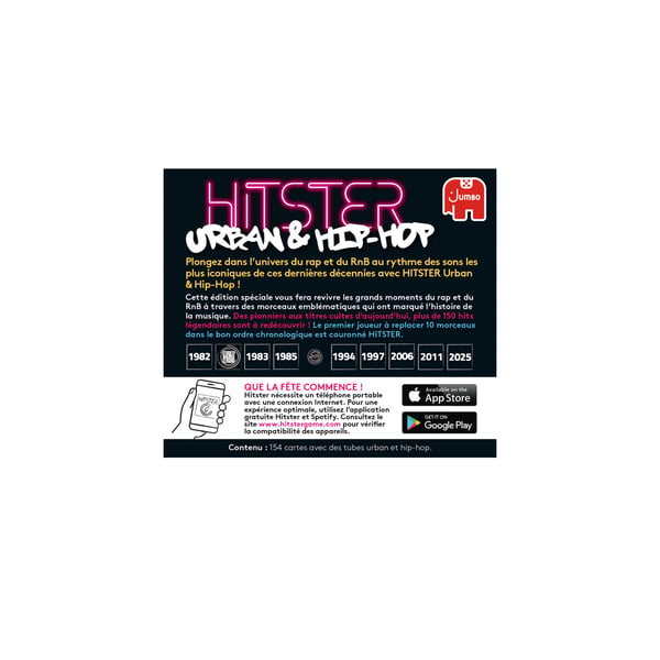 Jumbo Hitster 1110100854 sällskapsspel 30 min