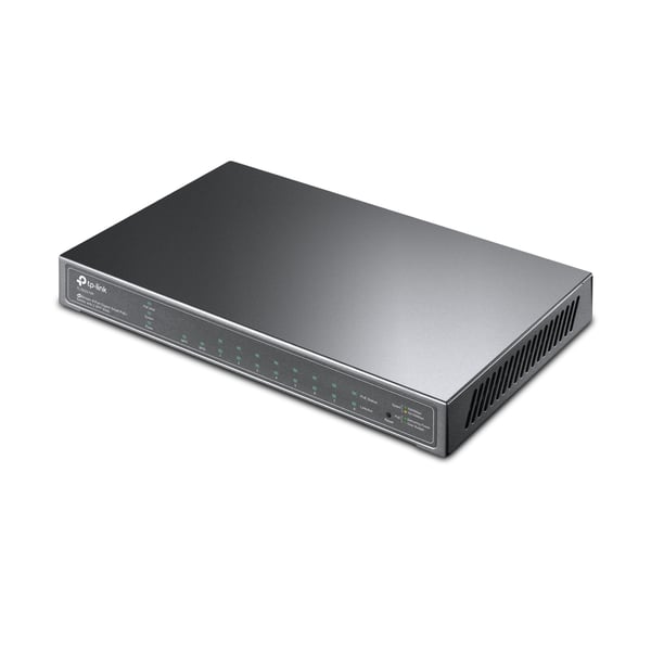 TP-Link TL-SG2210P Hallittu L2 Gigabit Ethernet (10/100/1000) Power over Ethernet -tuki Musta
