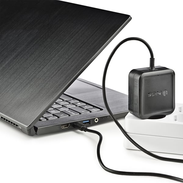 NGS ﻿﻿W-45W TYPEC Kannettava tietokone, Älypuhelin, Tabletti Musta AC Sisätila
