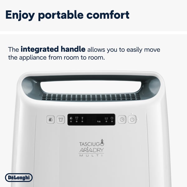 De’Longhi Tasciugo AriaDry Multi DEXD216RF 2,1 L 40 dB 285 W Valkoinen
