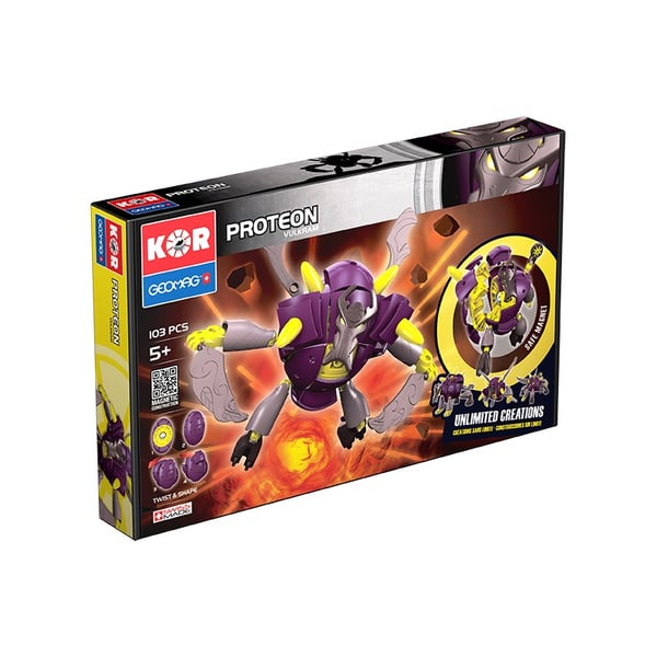Geomag Proteon Vulkram 103 pcs Neodymium magnet-legetøj