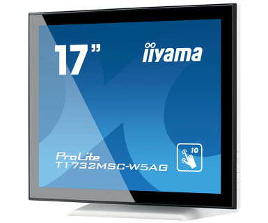 iiyama ProLite T1732MSC-W5AG platta pc-skärmar 43,2 cm (17") 1280 x 1024 pixlar LED Pekskärm Vit