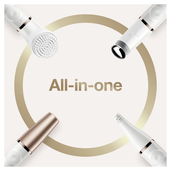 Braun FaceSpa Pro 911 10 pincetter Vit, brons