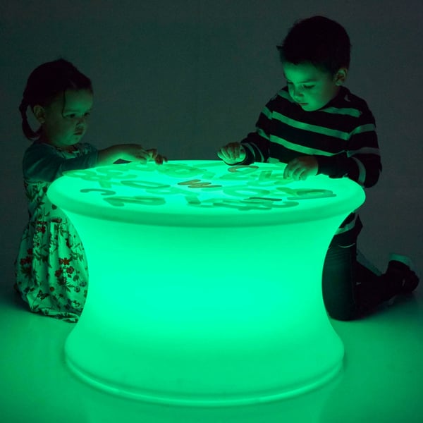 Tickit Sensory Mood Table natlys til baby Fritstående Hvid