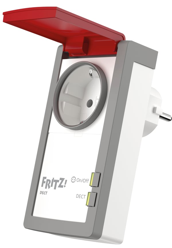 DECT FRITZ! 210 INT smart stik 3450 W Grå, Rød, Hvid