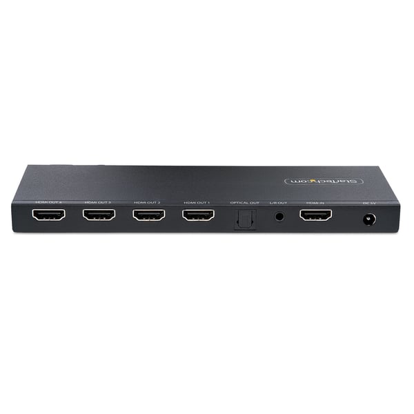 StarTech.com 4-Port HDMI-splitter, 4K 60Hz HDMI 2.0-video, 1 ingång 4 utgångar HDMI-splitter, 4K HDMI-splitter