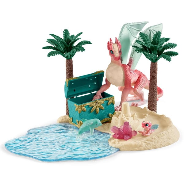 schleich BAYALA Dragon Island with treasure