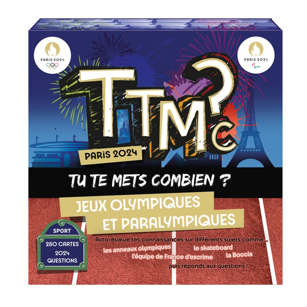Cartamundi Tu Te Mets Combien ? Paris 2024 30 min Korttipeli Juhla