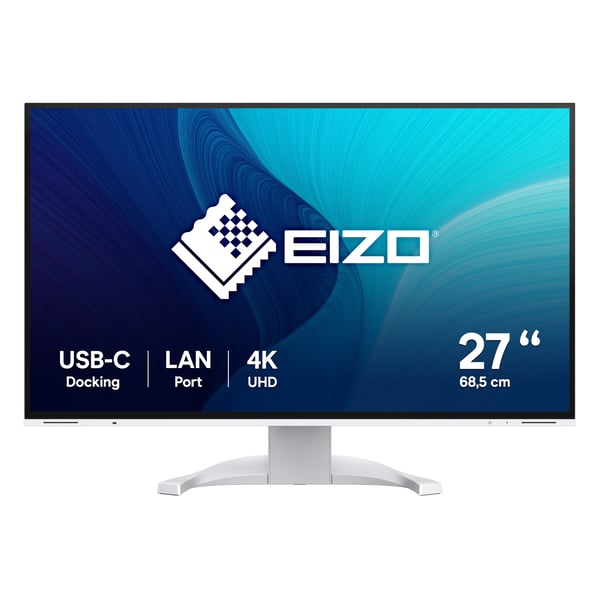 EIZO FlexScan EV2740X-WT platta pc-skärmar 68,6 cm (27") 3840 x 2160 pixlar 4K Ultra HD LCD Vit
