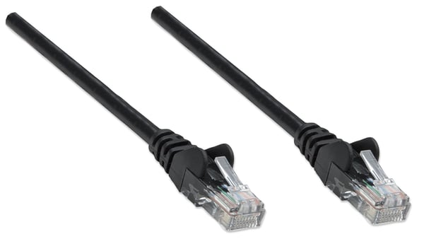 Intellinet 320740 netværkskabel Sort 1 m Cat5e U/UTP (UTP)