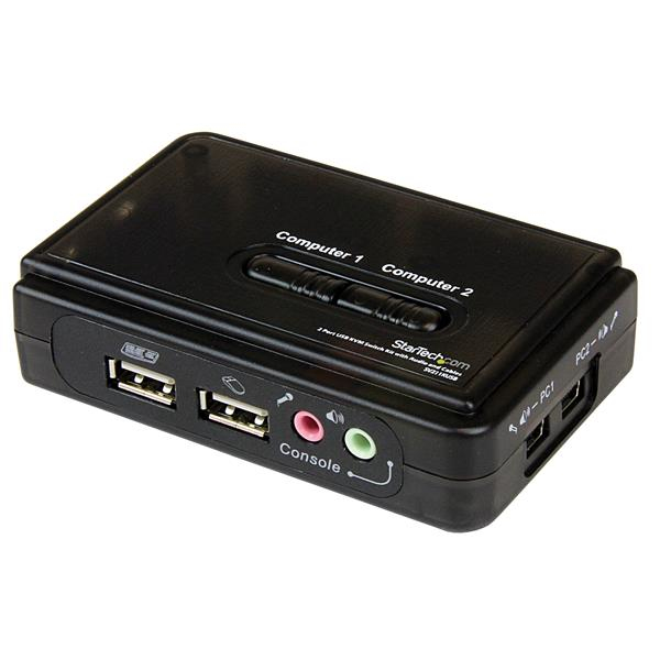 StarTech.com SV211KUSB KVM-kytkin Musta