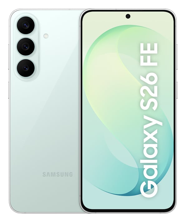 Samsung Galaxy S26 FE 17 cm (6.7") Dual SIM Android 17 5G USB Type-C 8 GB 256 GB 4900 mAh Grøn Samsung Galaxy S26 FE 17 cm (6.7") Dual SIM Android 17 5G USB Type-C 8 GB 256 GB 4900 mAh Grøn