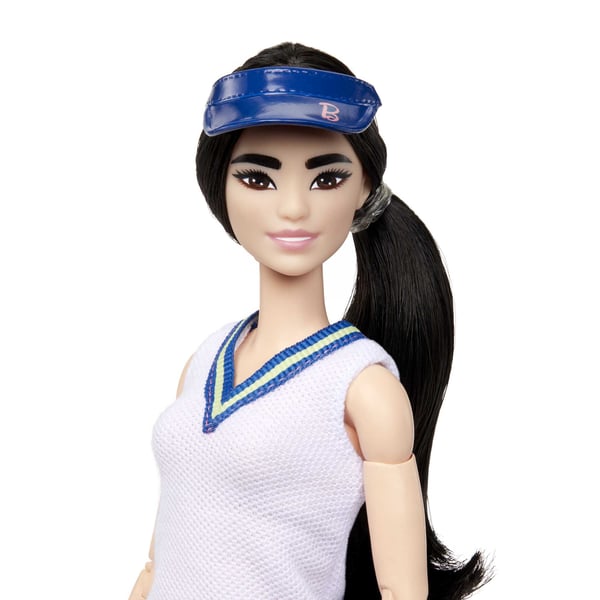 Barbie Barbie-nukke ja tarvikkeita, tenniksenpelaajanukke, ammattinukke, maila ja pallo