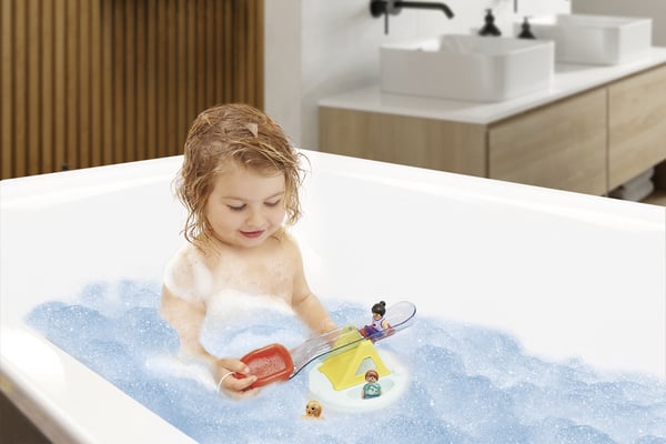 Playmobil 1.2.3 70635 spil, legetøj & mærkat til badet Badelegesæt Flerfarvet