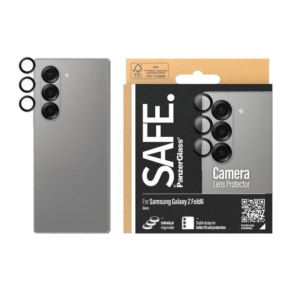PanzerGlass SAFE. by ® Kameralinsebeskytter Sort Samsung Galaxy Z Fold6