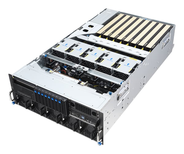ASUS ESC8000A-E13P LGA 6096 Teline ( 4U ) Hopea, Musta