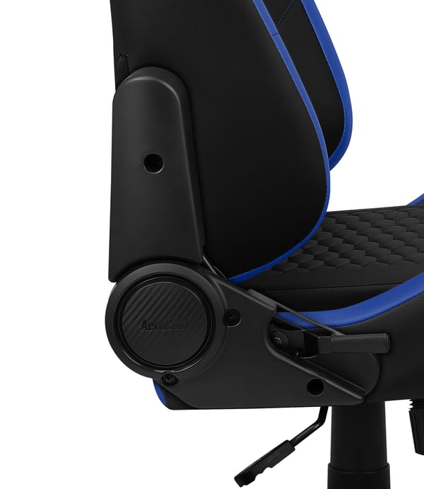 Aerocool CROWNBB datorspelsstol Universal spelstol Stoppad sits Svart, Blå