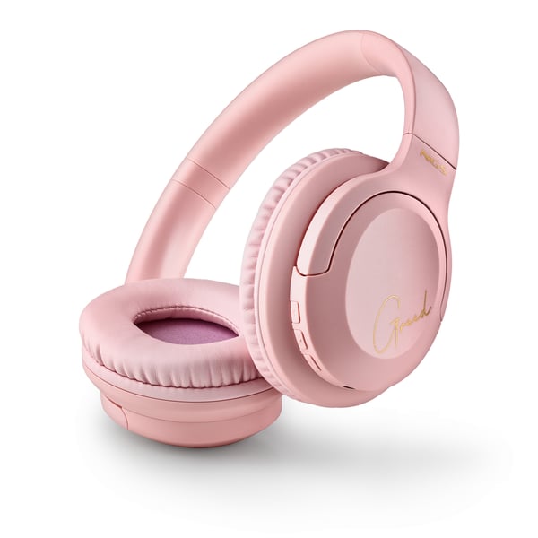 NGS ARTICA GREED Kuulokkeet Langallinen & langaton Pääpanta Puhelut/Musiikki USB Type-C Bluetooth Vaaleanpunainen