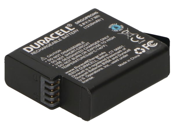 Duracell DRGOPROH5 batteri til kamera/videokamera Lithium-Ion (Li-Ion) 1250 mAh
