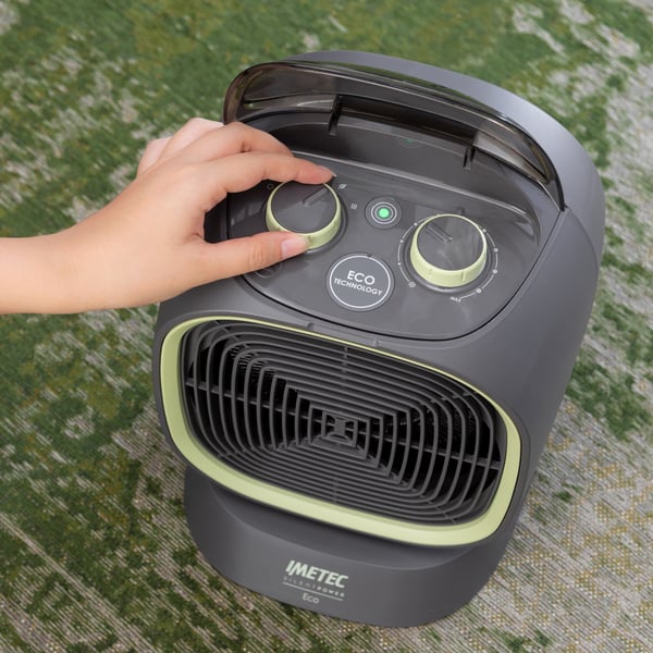 Imetec Silent Power Eco inomhus Grön, Grå 2100 W Elektrisk värmefläkt