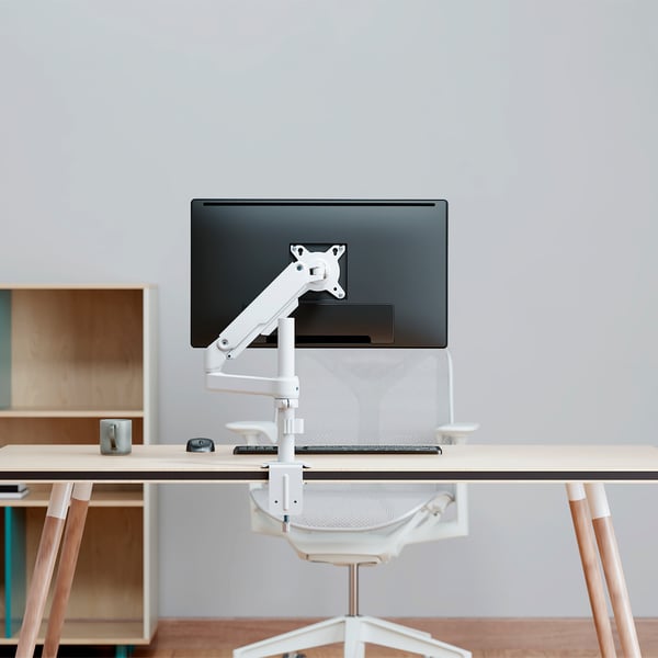 AISENS DT32TSR-437 monitorin kiinnike ja jalusta 81,3 cm (32") Vastaanotto Valkoinen