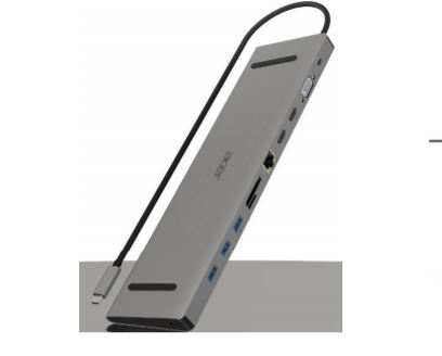 Acer ACG-DCK-C-1 Ledningsført USB 3.2 Gen 1 (3.1 Gen 1) Type-C Grå