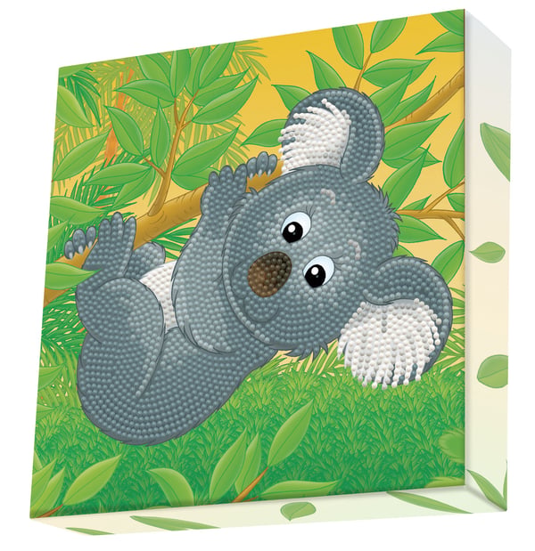 Diamond Dotz Broderi, Dotz box Diamantmosaik Koala DBX022 Diamond Dotz Broderi, Dotz box Diamantmosaik Koala DBX022