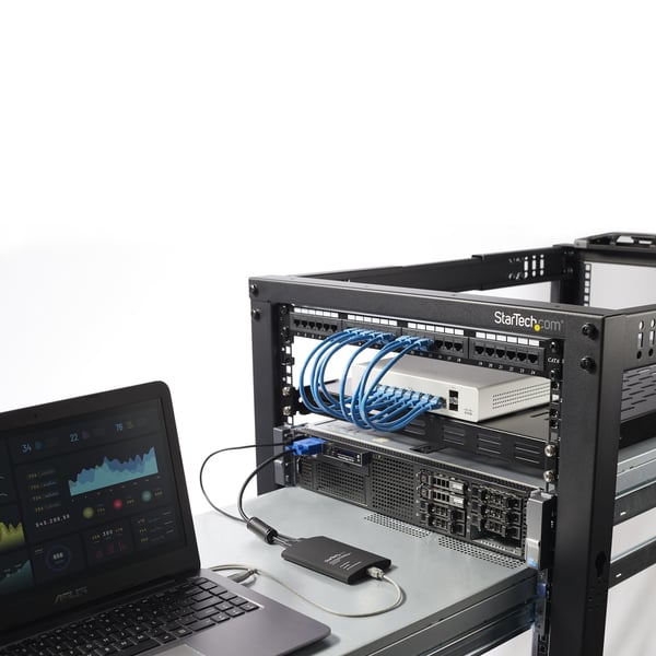 StarTech.com NOTECONS01 KVM-kabel Sort