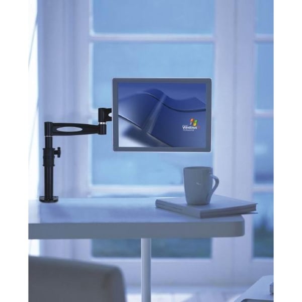 Techly ICA-LCD 501BK skærmbeslag og -stativer 68,6 cm (27") Skrivebord Sort