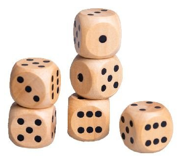 Clown Games 2015534 sällskapsspel Tärningsset
