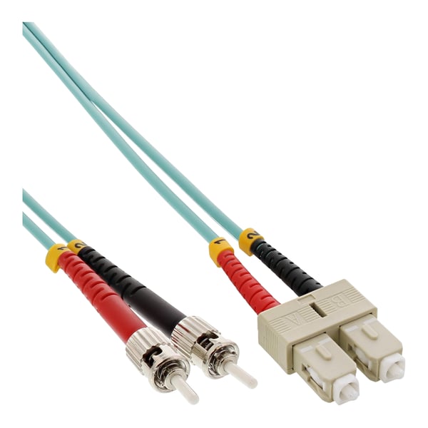 InLine 82505O InfiniBand och fiberoptisk kabel 5 m 2x SC 2x ST Turkos, Aqua