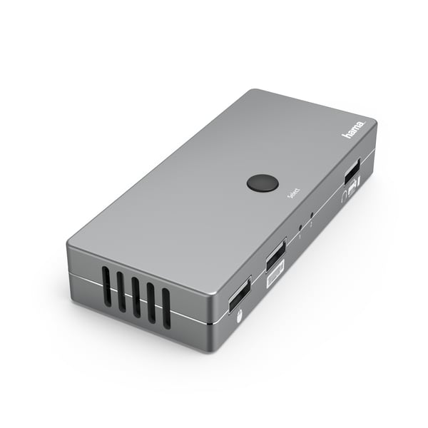 Hama 00200135 KVM-kytkin Metallinen