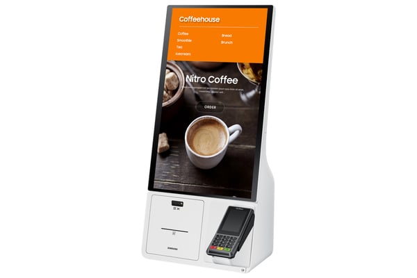 Samsung LH24KMATBGC Kioskdesign 60,5 cm (23.8") Wi-Fi 250 cd/m² Full HD Vit Pekskärm 16/7