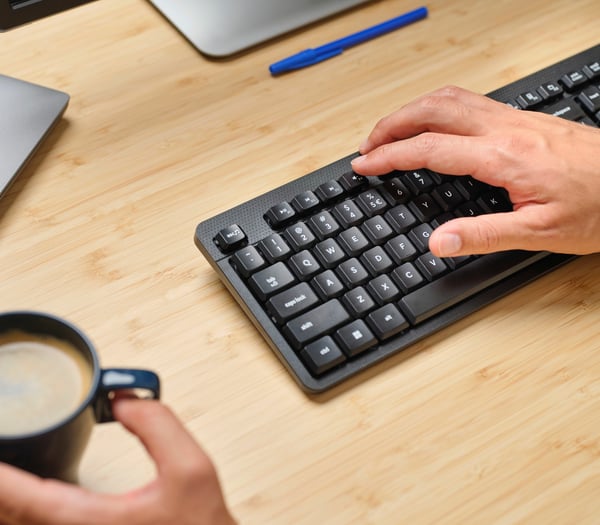 Trust Ody II tastatur Kontor RF trådløst AZERTY Fransk Sort