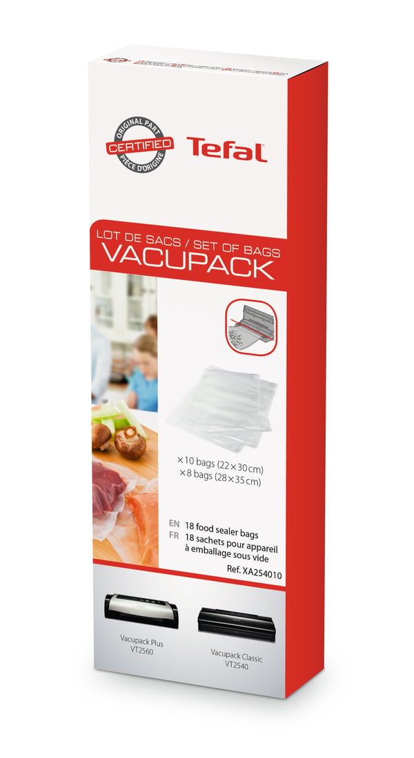 Tefal XA254010 tyhjiöpakkauslaitteen lisävaruste Vakuumipussi