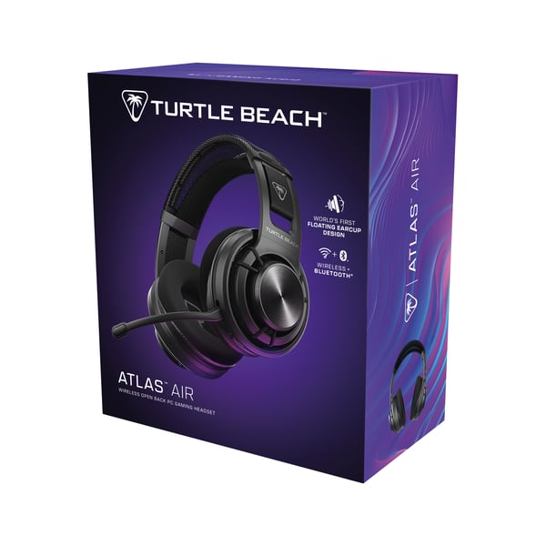 Turtle Beach Atlas Air Headset Kabel & trådløs Spil Bluetooth Sort