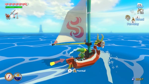 Nintendo The Legend of Zelda : The Wind Waker HD - Selects Tyska, Engelska, Spanska, Franska, Italienska Wii U