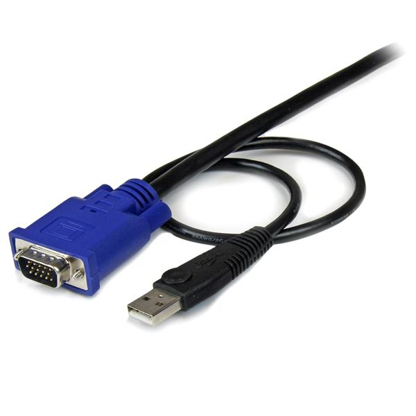 StarTech.com 3m 2-i-1 PS/2 USB KVM-kabel - Kabelsats för KVM-switch / omkopplare - Video- / USB-kabel