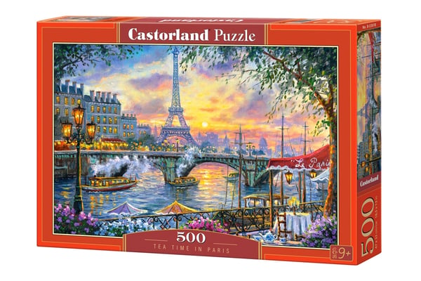 Pussel 500 Tea Time i Paris CASTOR