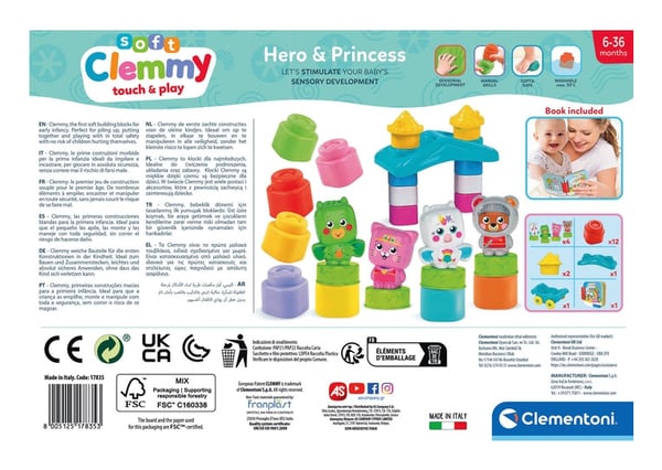Clementoni Clemmy Baby Hero & Princess Set