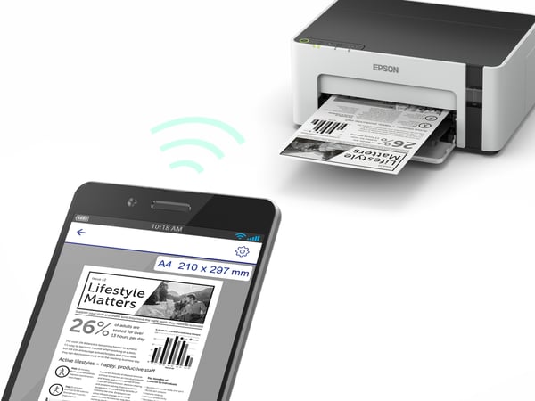 Epson EcoTank M1120 bläckstråleskrivare 1440 x 720 DPI A4 Wi-Fi