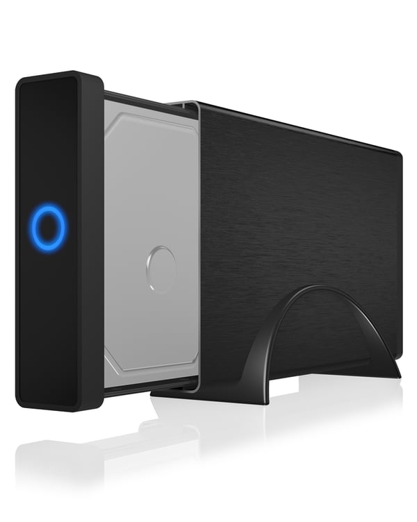ICY BOX IB-377U3 HDD-kotelo Musta 3.5"