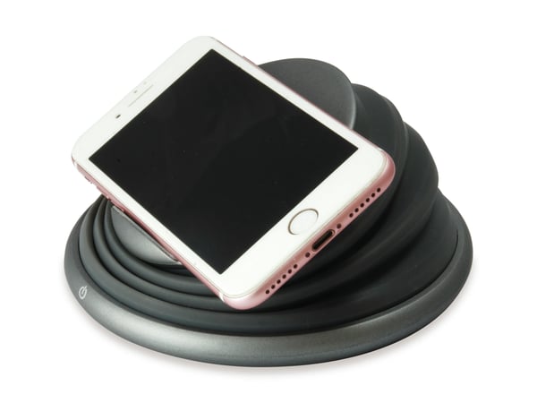 Conceptronic GORGON02G oplader til mobil enhed Universel Grå USB Trådløs opladning Hurtig opladning Indendørs