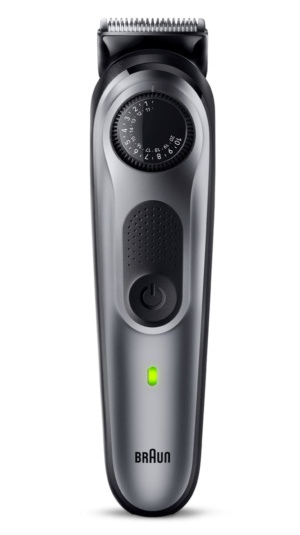 Braun BeardTrimmer 5 80708228 skäggtrimmer Batteri 40 2 cm Svart, Grå