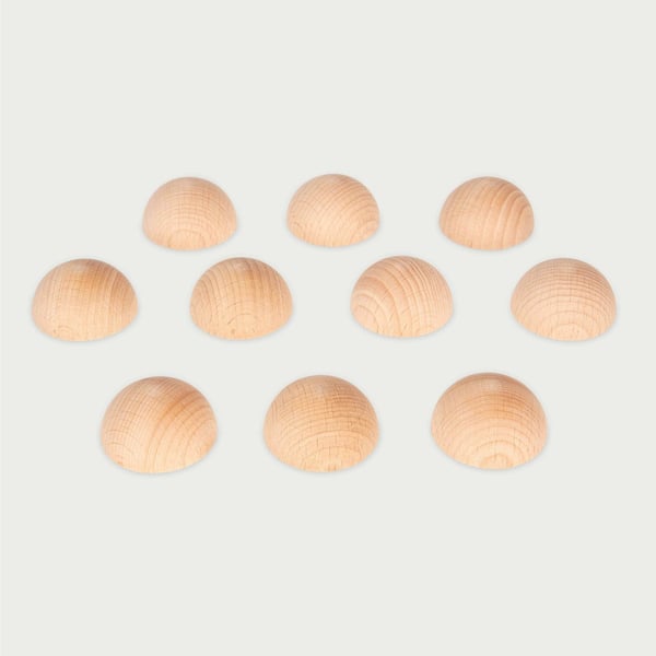 Tickit Natural Wooden Semispheres motorik legetøj