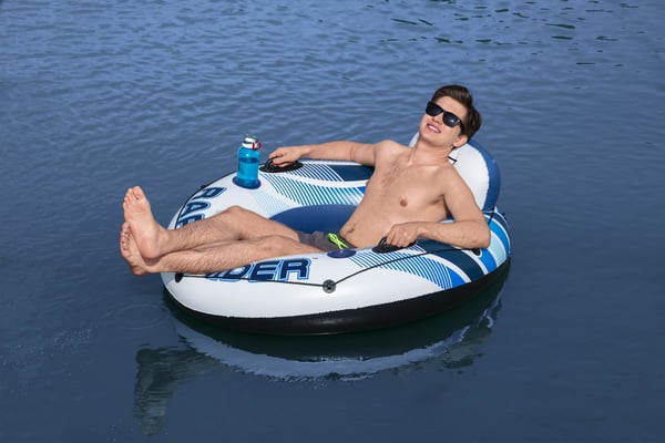 Bestway 43116 pool- och badmadrass Svart, Gul Vinyl Sittring