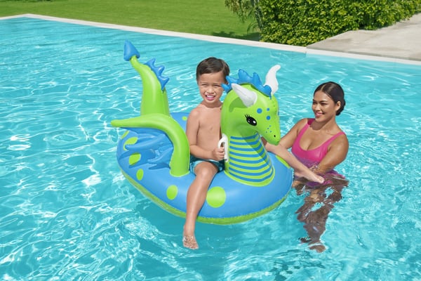 Bestway 41476 pool og strand flyder Blå, Grøn Mønster Badedyr