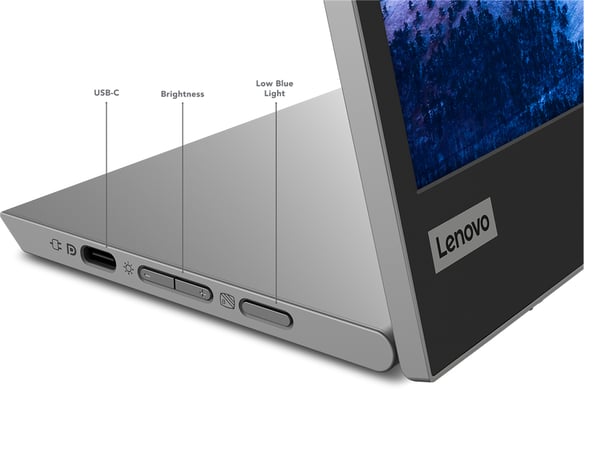Lenovo L15 platta pc-skärmar 39,6 cm (15.6") 1920 x 1080 pixlar Full HD LED Svart, Grå