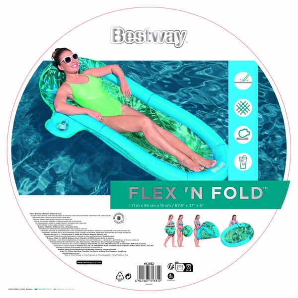 Bestway 43552 pool- och badmadrass Blå Bild